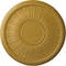 Ekena Millwork Leandros Ceiling Medallion (Fits Canopies up to 6 3/8"), 19 7/8"OD x 1 1/4"P, Iridescent Gold CM22LNIGS - alternate 1